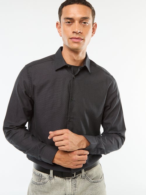 Camisa recta lisa - Kiabi