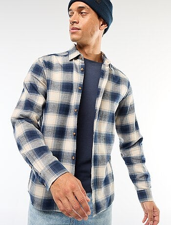 Camisa regular de cuadros