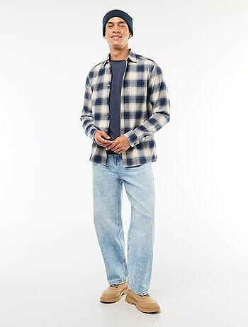 Camisa regular de cuadros