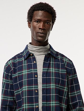 Camisa regular de cuadros