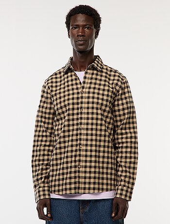 Camisa regular de cuadros