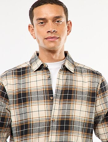 Camisa regular de cuadros
