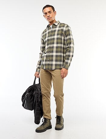 Camisa regular de cuadros
