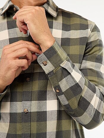 Camisa regular de cuadros