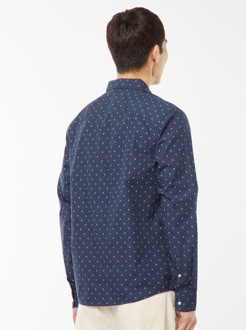 Camisa regular de lunares - Kiabi Camisa regular de lunares - Kiabi