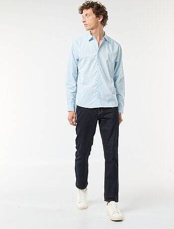 Camisa regular de lunares