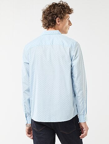 Camisa regular de lunares