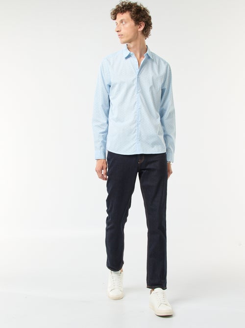 Camisa regular de lunares - Kiabi Camisa regular de lunares - Kiabi