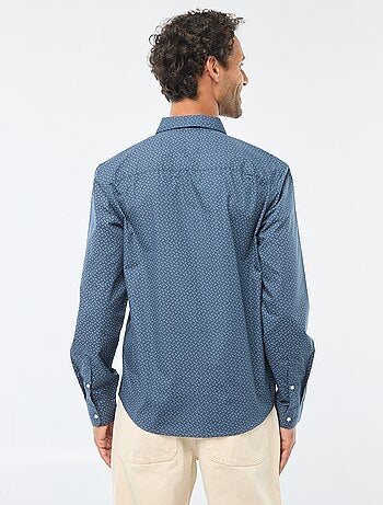 Camisa regular de lunares