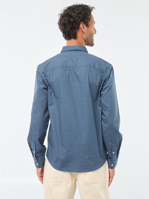 Camisa regular de lunares - Kiabi