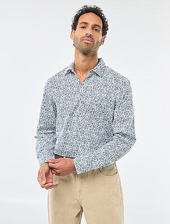 Camisa regular de lunares