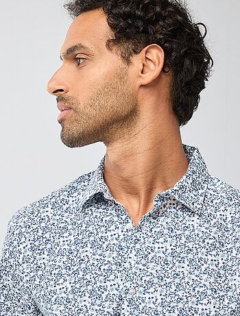 Camisa regular de lunares