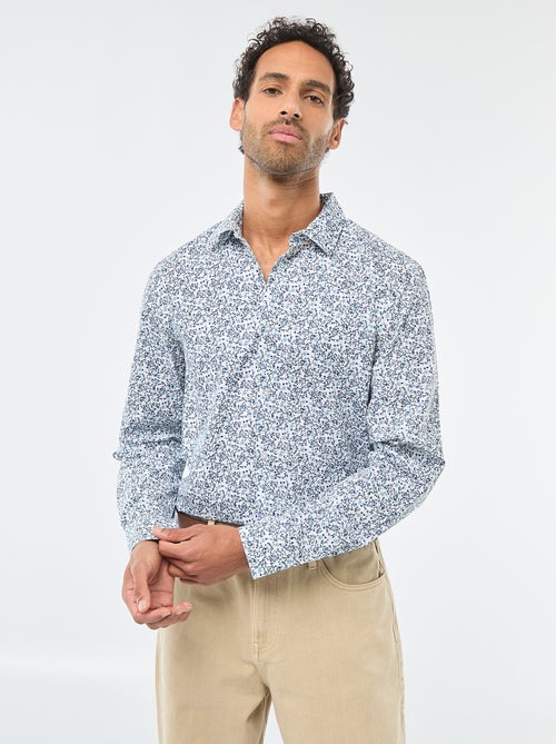 Camisa regular de lunares - Kiabi