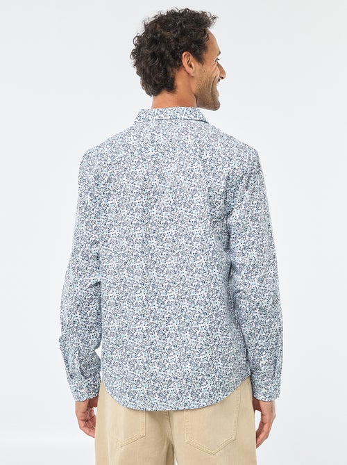 Camisa regular de lunares - Kiabi