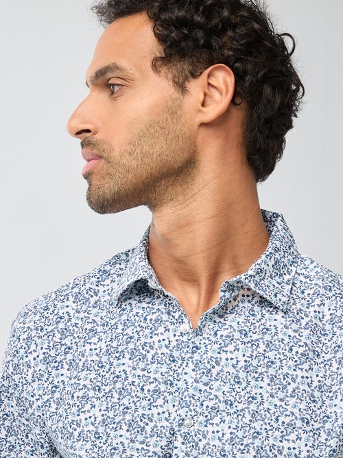 Camisa regular de lunares - Kiabi