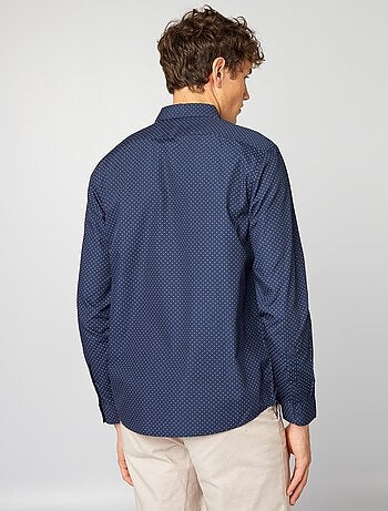 Camisa regular de lunares