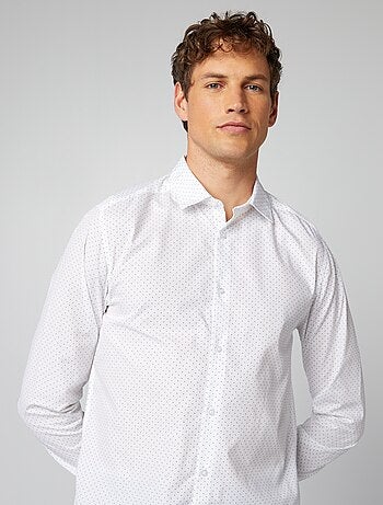Camisa regular de lunares