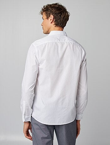 Camisa regular de lunares