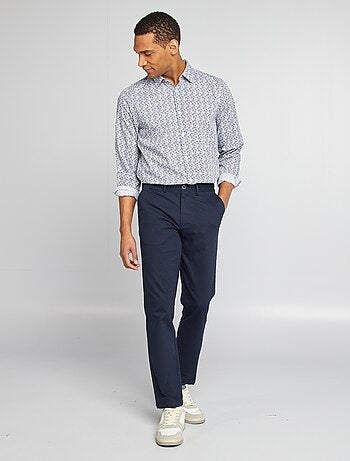 Camisa regular de lunares