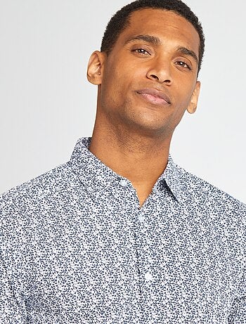 Camisa regular de lunares
