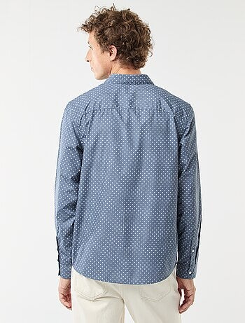 Camisa regular de lunares