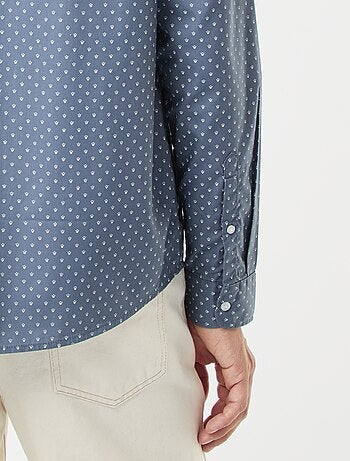Camisa regular de lunares