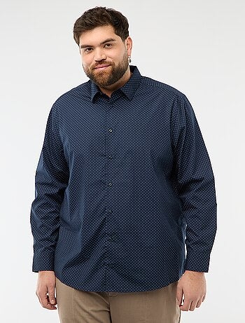 Camisa regular fit / corte recto con estampado