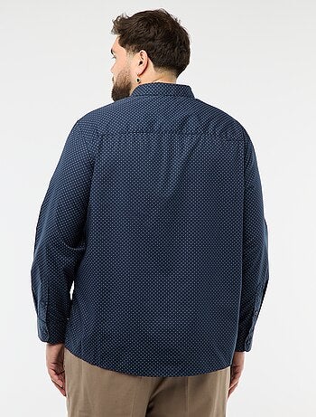 Camisa regular fit / corte recto con estampado