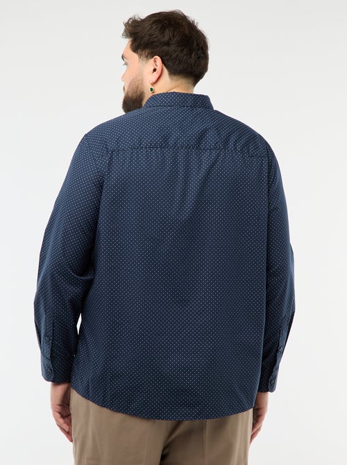 Camisa regular fit / corte recto con estampado - Kiabi