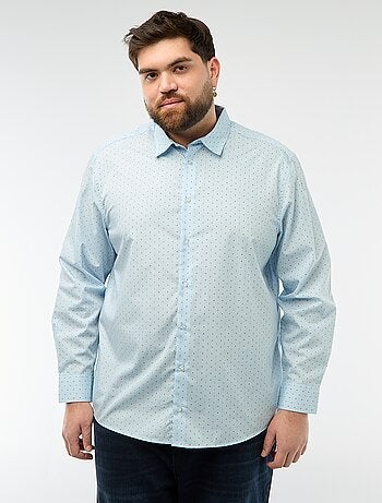 Camisa regular fit / corte recto con estampado