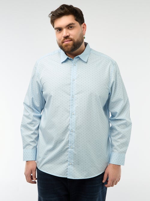 Camisa regular fit / corte recto con estampado - Kiabi