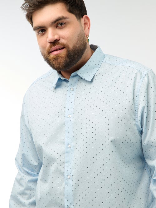 Camisa regular fit / corte recto con estampado - Kiabi