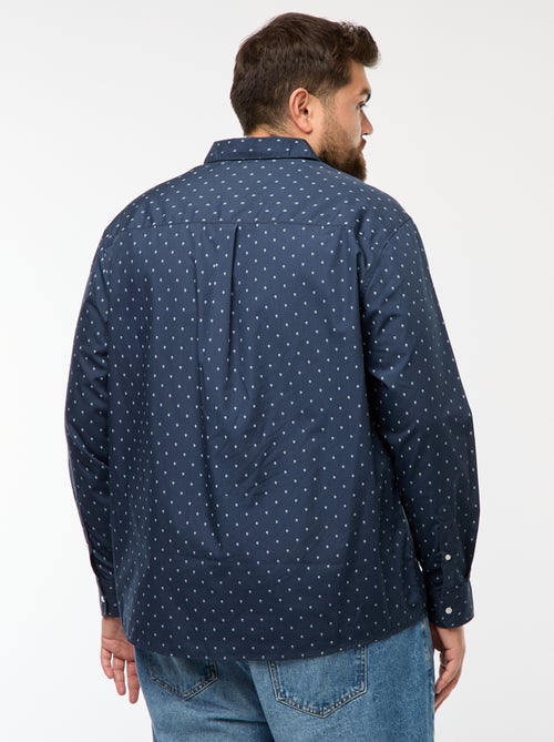 Camisa regular fit / corte recto con estampado - Kiabi