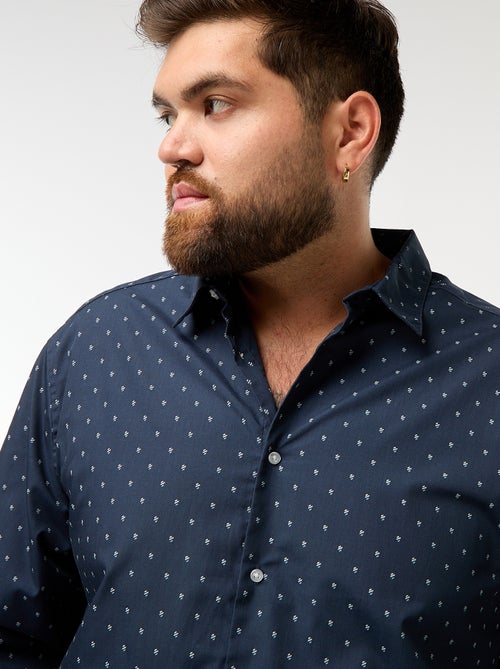 Camisa regular fit / corte recto con estampado - Kiabi