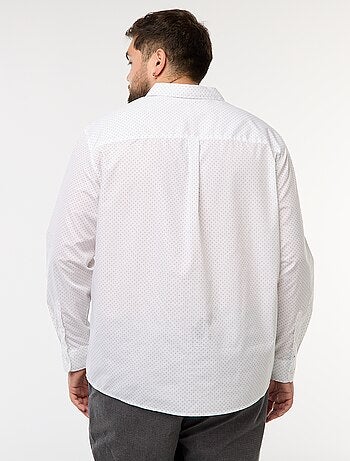 Camisa regular fit / corte recto con estampado