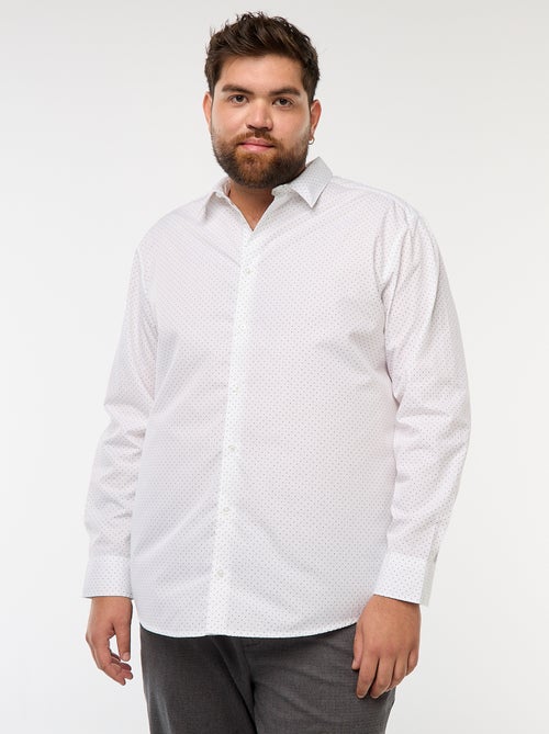 Camisa regular fit / corte recto con estampado - Kiabi