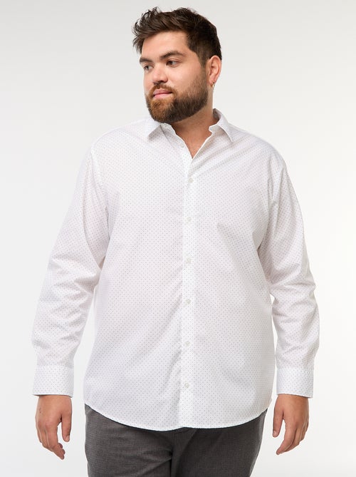 Camisa regular fit / corte recto con estampado - Kiabi