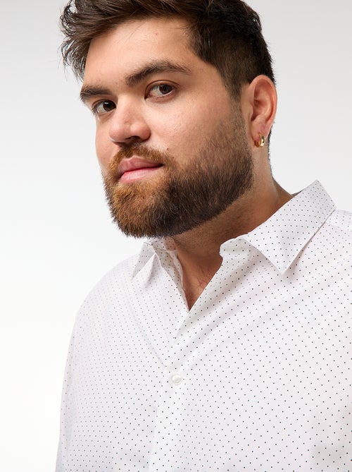 Camisa regular fit / corte recto con estampado - Kiabi