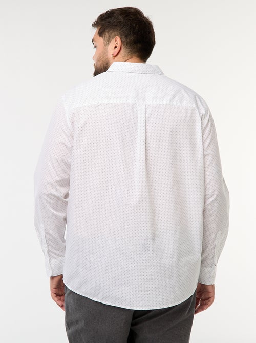 Camisa regular fit / corte recto con estampado - Kiabi