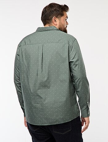 Camisa regular fit / corte recto con estampado