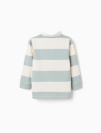 Camisa Rugby Manga Larga, en Algodón