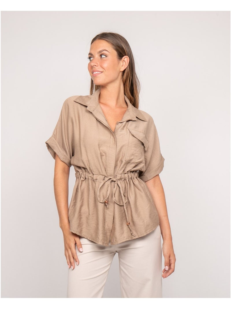 Camisa sahariana ORWIN Beige - Kiabi
