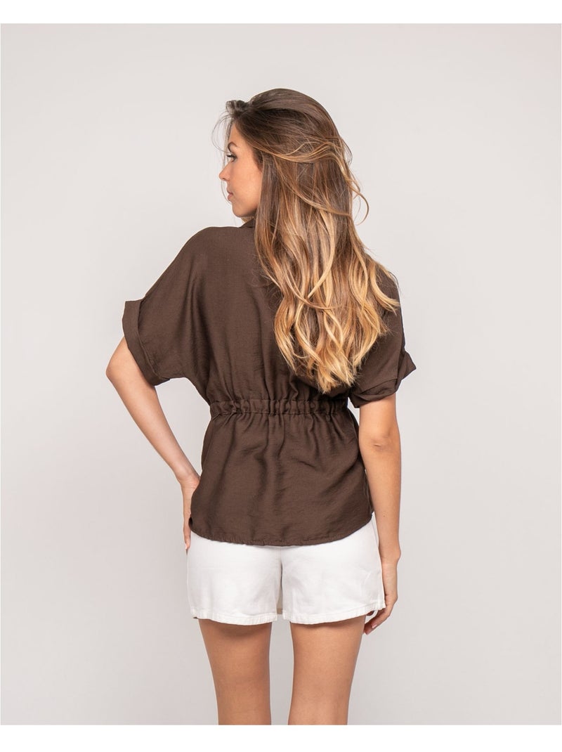 Camisa sahariana ORWIN Marrón - Kiabi