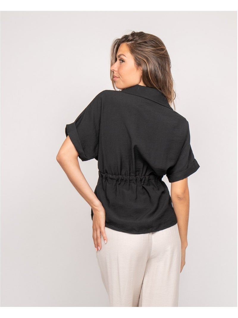 Camisa sahariana ORWIN Negro - Kiabi