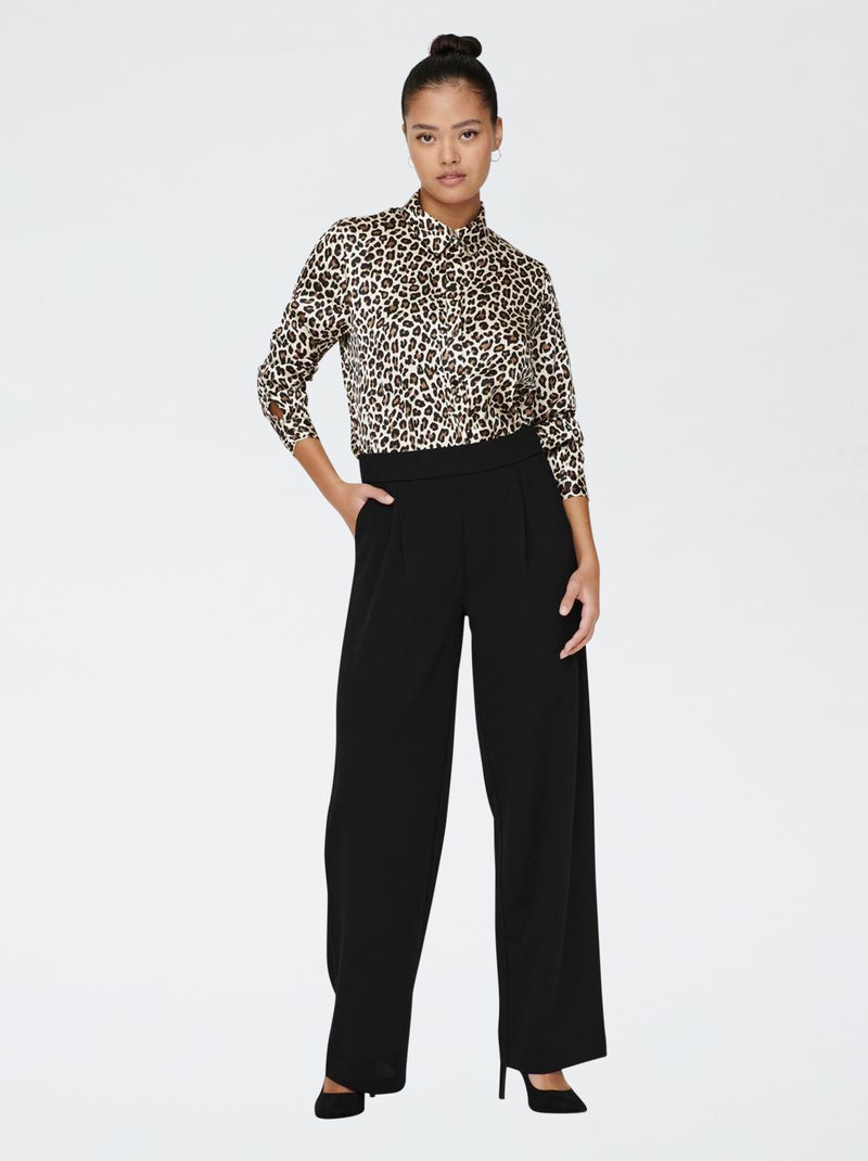 Camisa satinada 'JDY' Beige - Kiabi