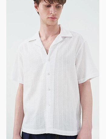 Camisa seersucker texturizada giesto