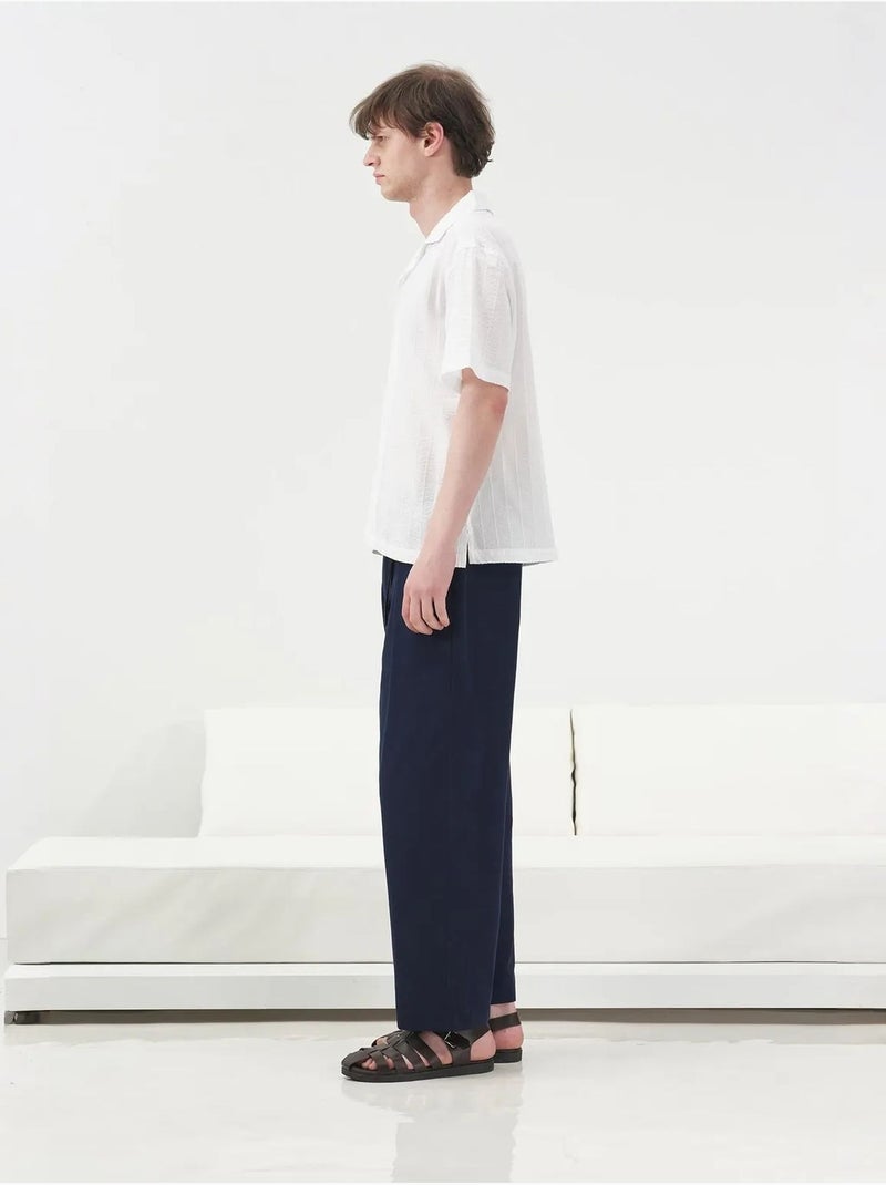 Camisa seersucker texturizada giesto Blanco - Kiabi
