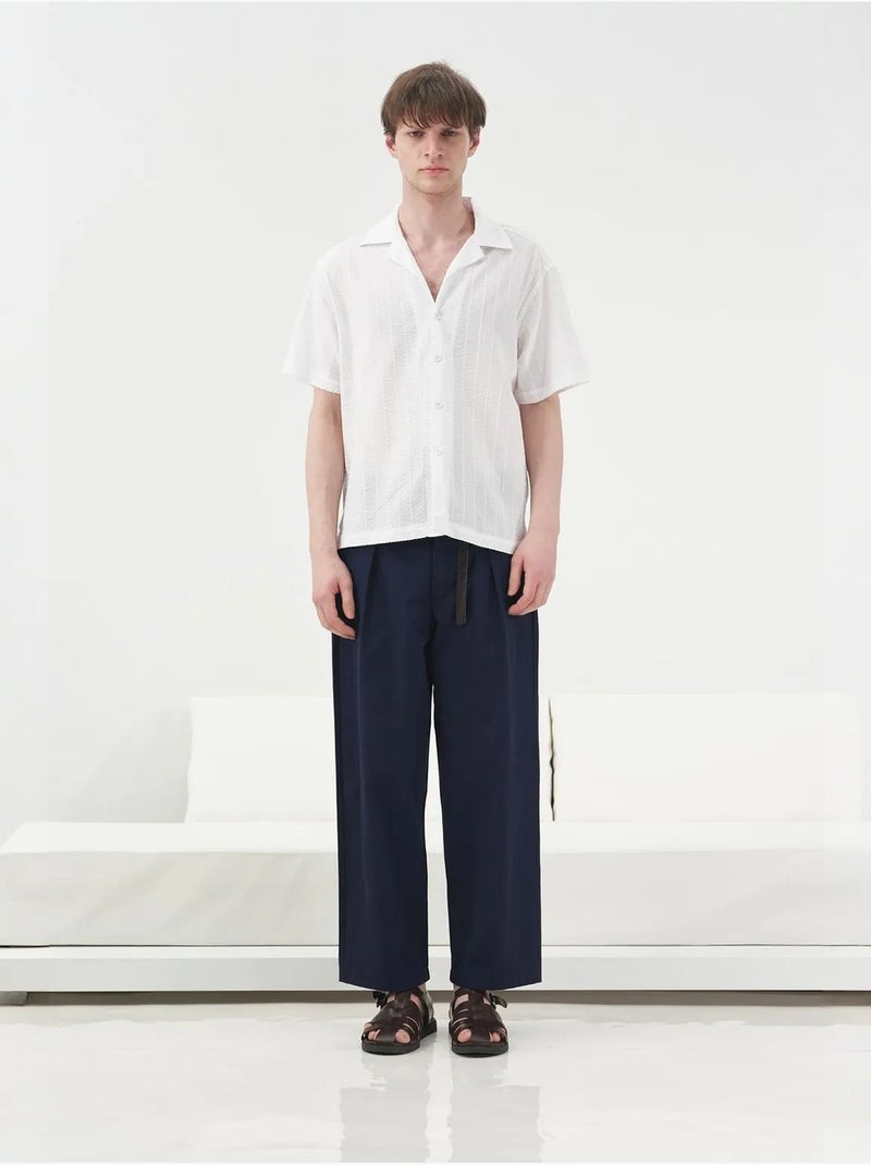 Camisa seersucker texturizada giesto Blanco - Kiabi