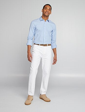 Camisa slim con estampado