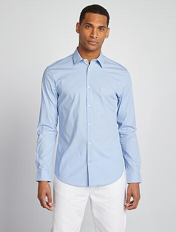 Camisa slim con estampado